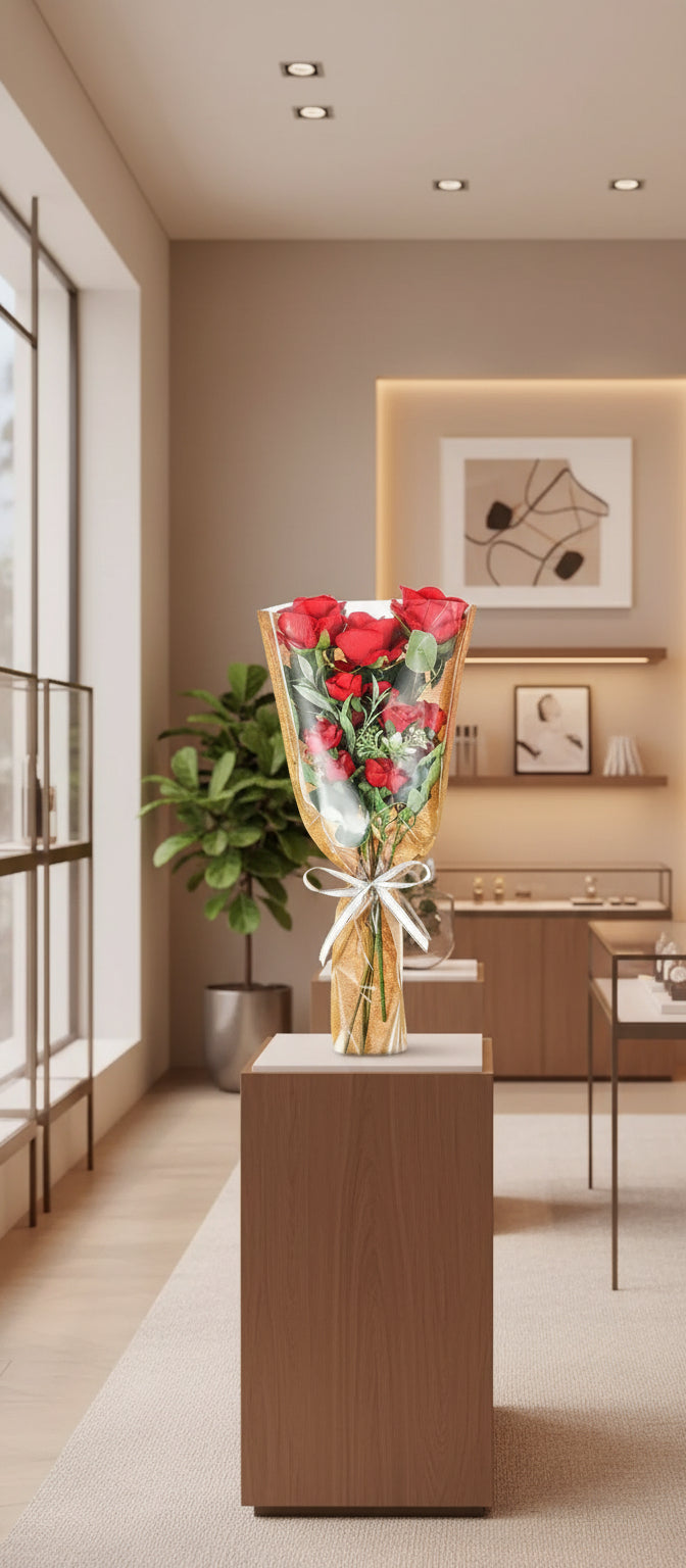 Radiant Elegance: Ready-to-Go Bouquet