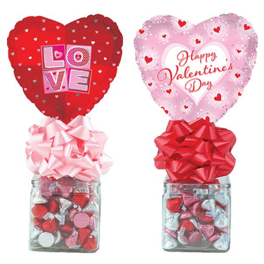 Valentine Glass Cube Kelliloons