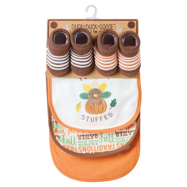 My 1st Thanksgiving 5-Piece Bib & Sock Set