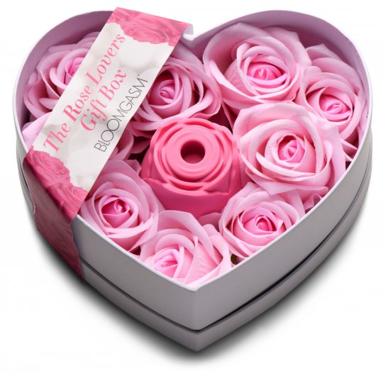 The Rose Lovers Gift Box 10x Clit Suction Rose - Swirl