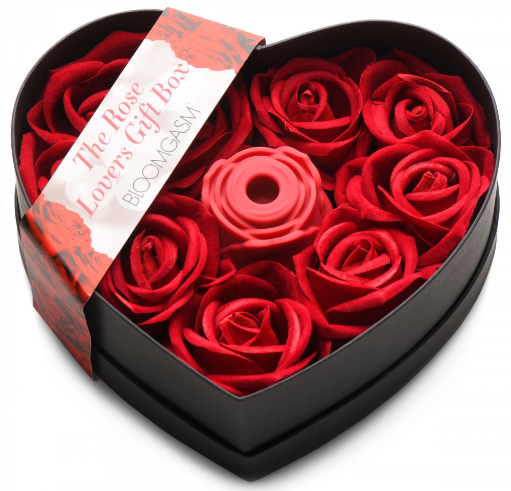 The Rose Lovers Gift Box 10x Clit Suction Rose - Swirl